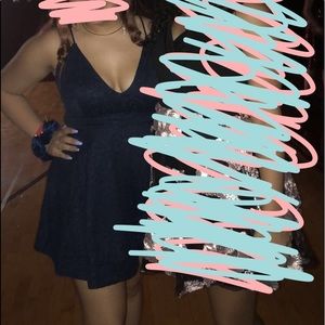 navy homecoming dress